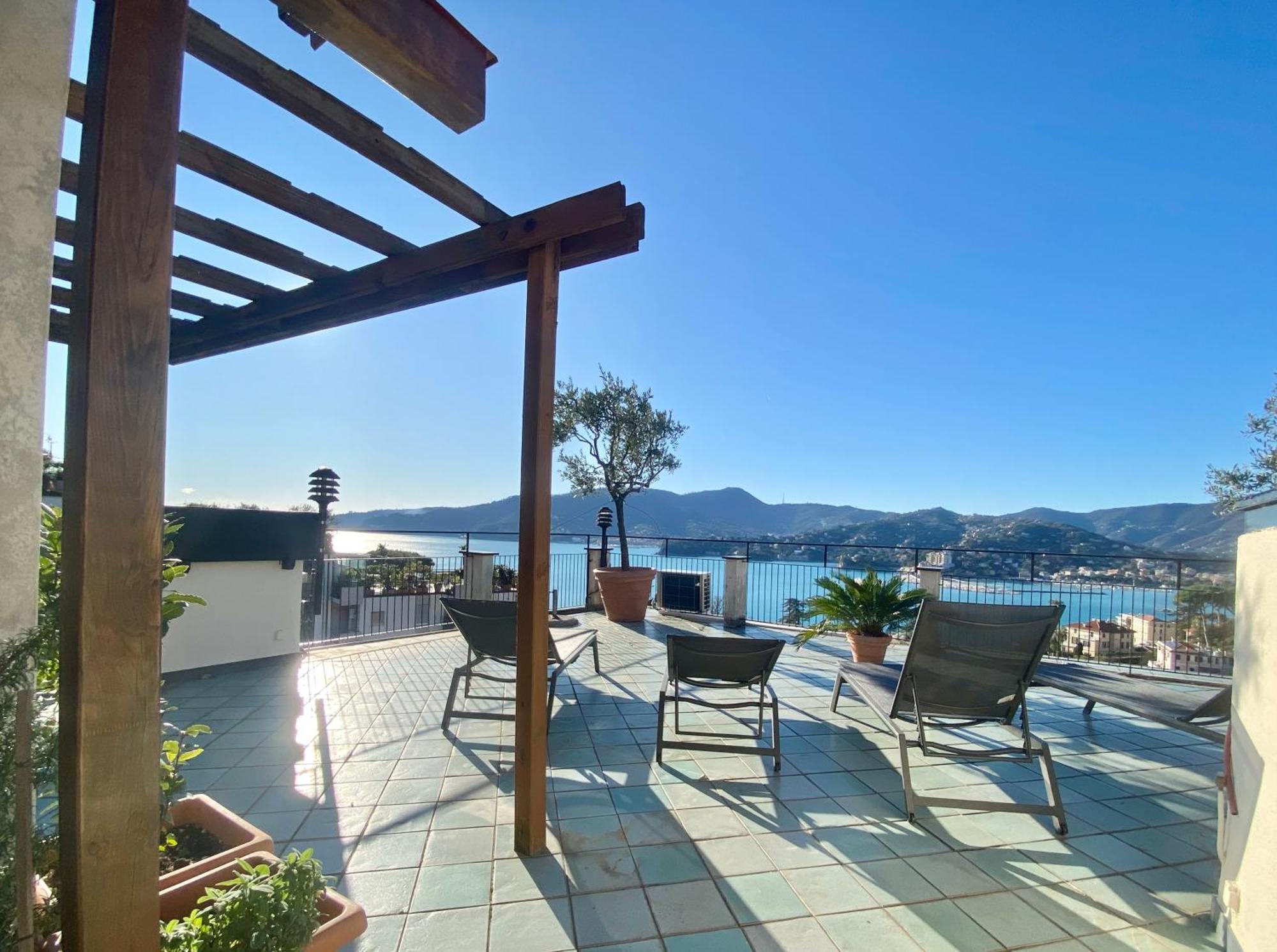 Welcome Riviera - Paradiso 12-Ultimo Restauro Nel 2025-Vista Mare Stupenda-Balcone Con Vista Meravigliosa Piu' Terrazza Solarium Sovrastante Di 70 Mq Esterna 拉帕洛 外观 照片